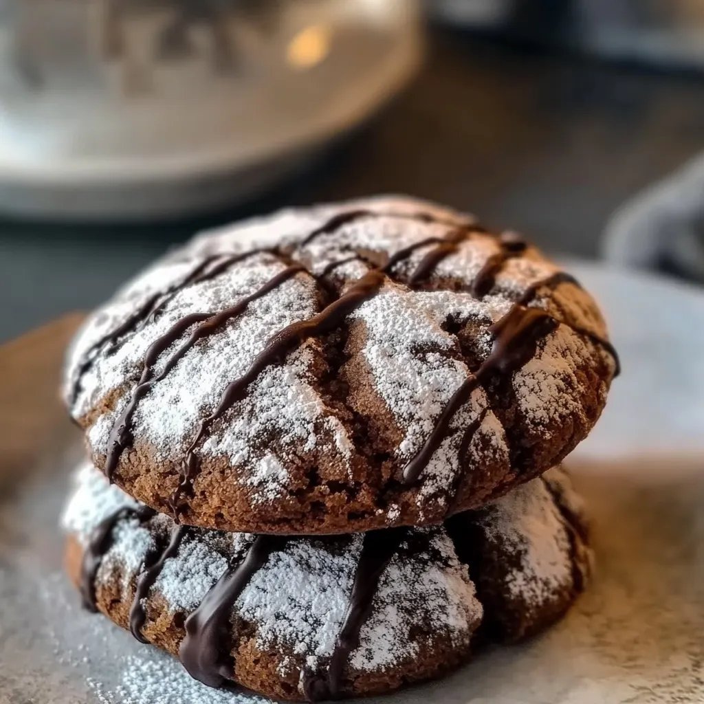 Chocolate Crinkle Cookies