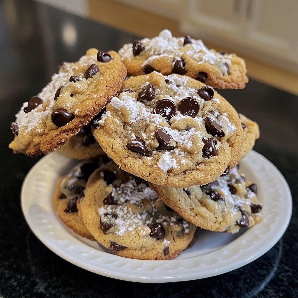 Winter Wonderland Chocolate Chip Cookies