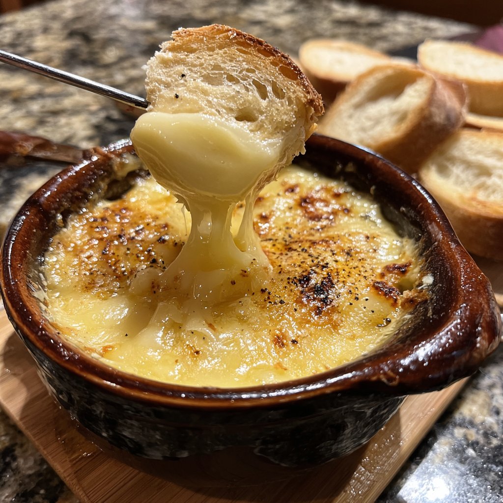 Fondue with Raclette Cheese