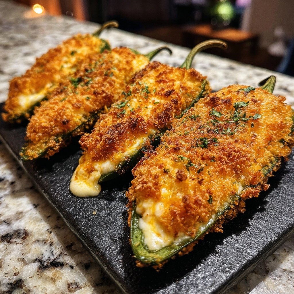 Jalapeno Poppers with Panko Crust
