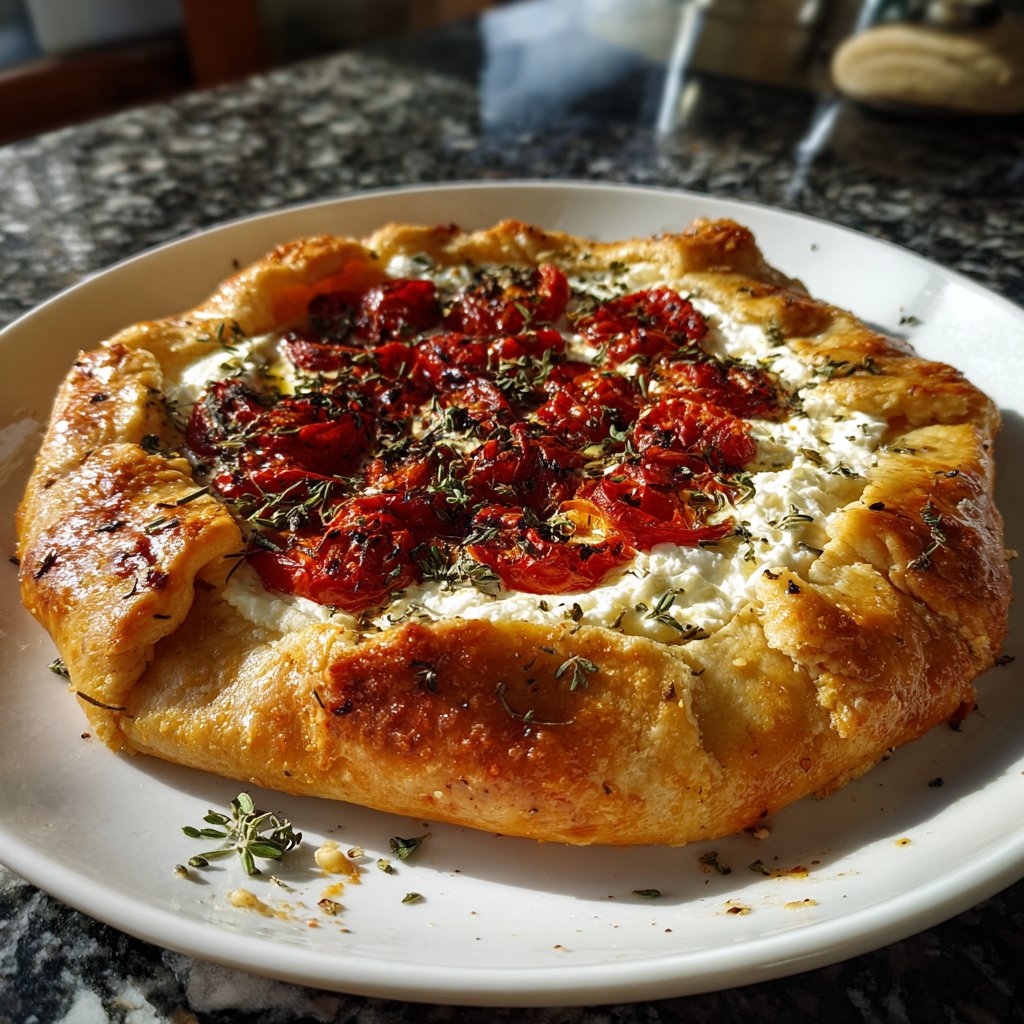 Tomato Galette with Whipped Ricotta