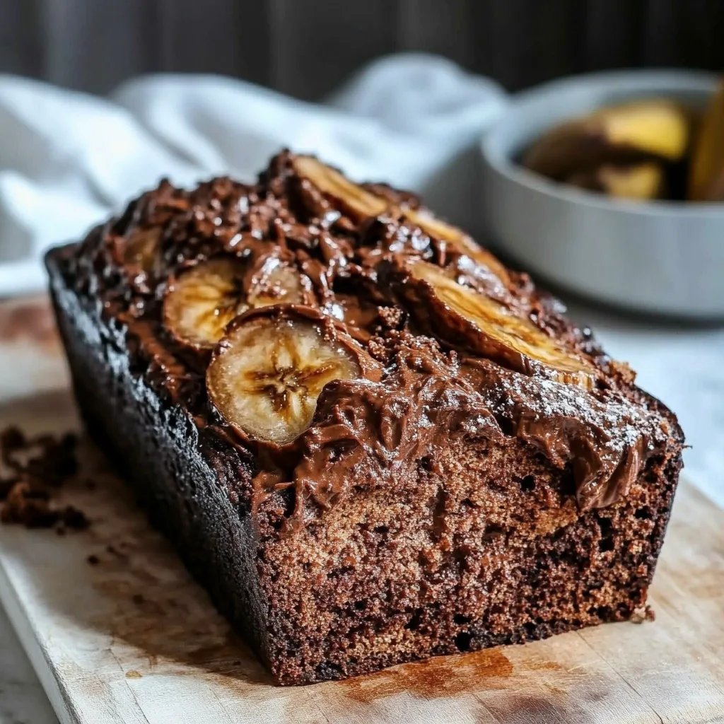Rich Chocolate Banana Bread