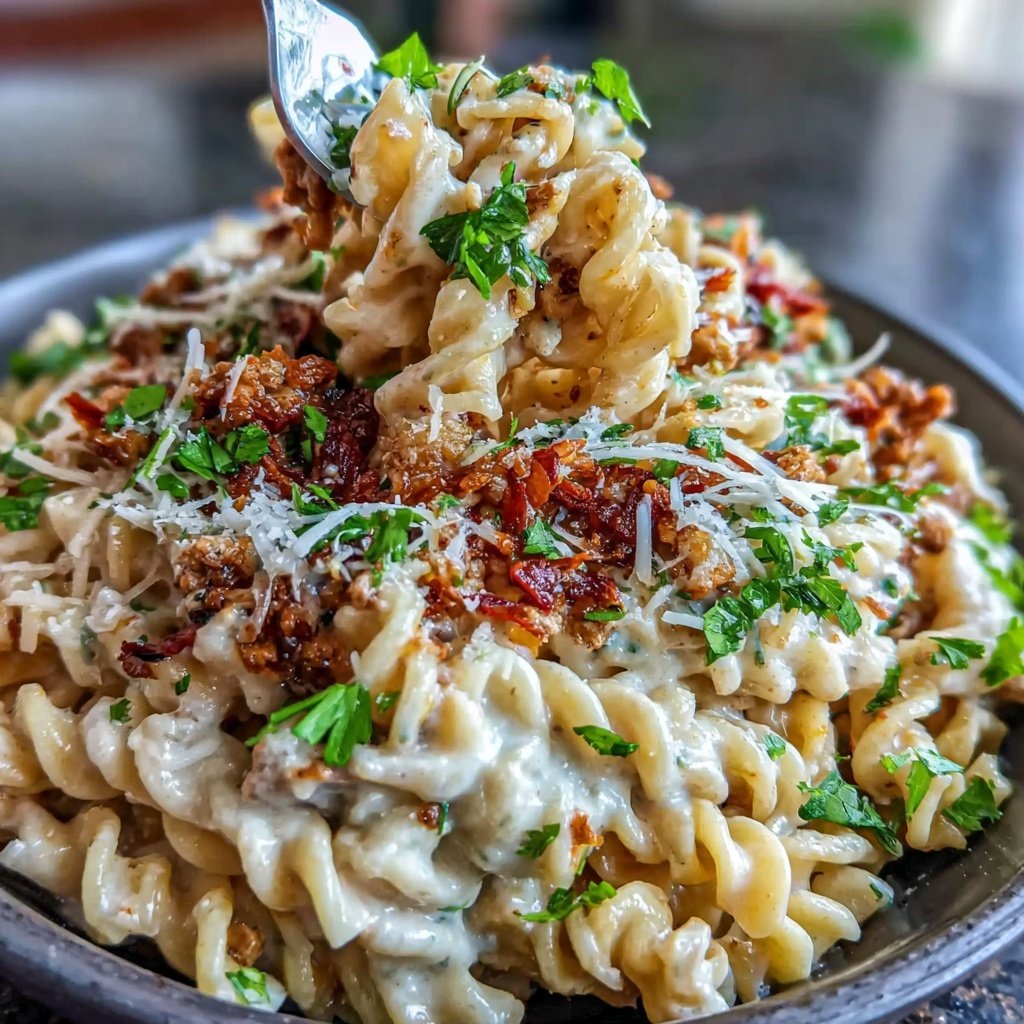 Ground Chicken Taco Pasta