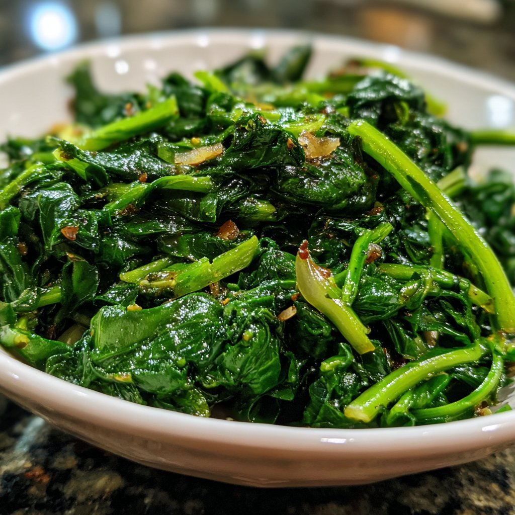 Jamaican Garlic Greens