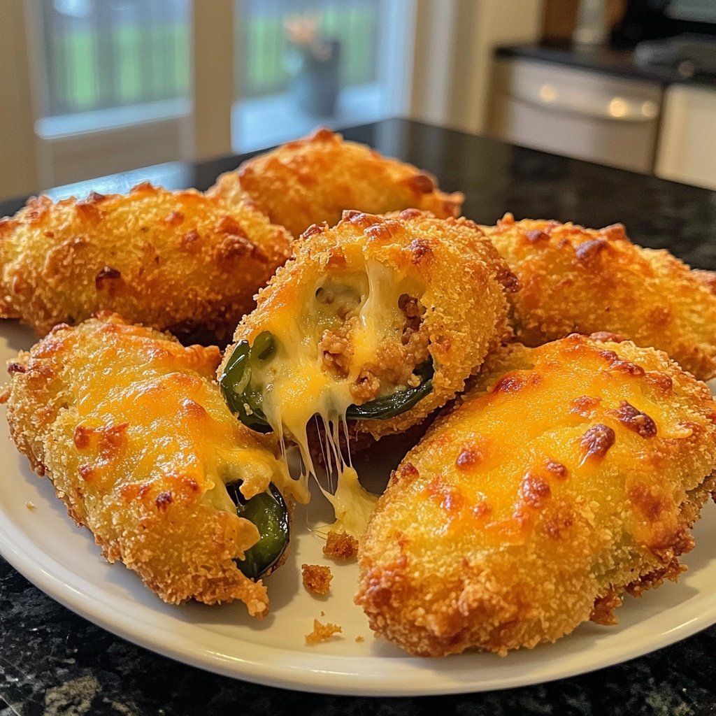 Jalapeno Poppers with Smoked Cheese