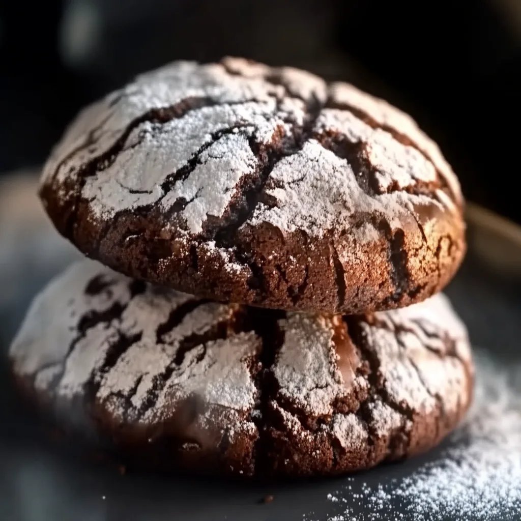 Best Chocolate Crinkle Cookies Dessert Recipe
