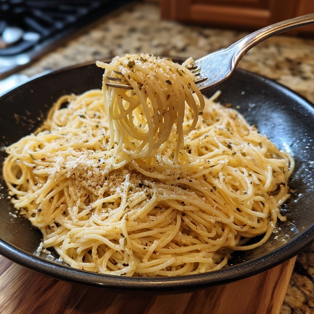 Quick & Easy 15-Minute Garlic Pasta