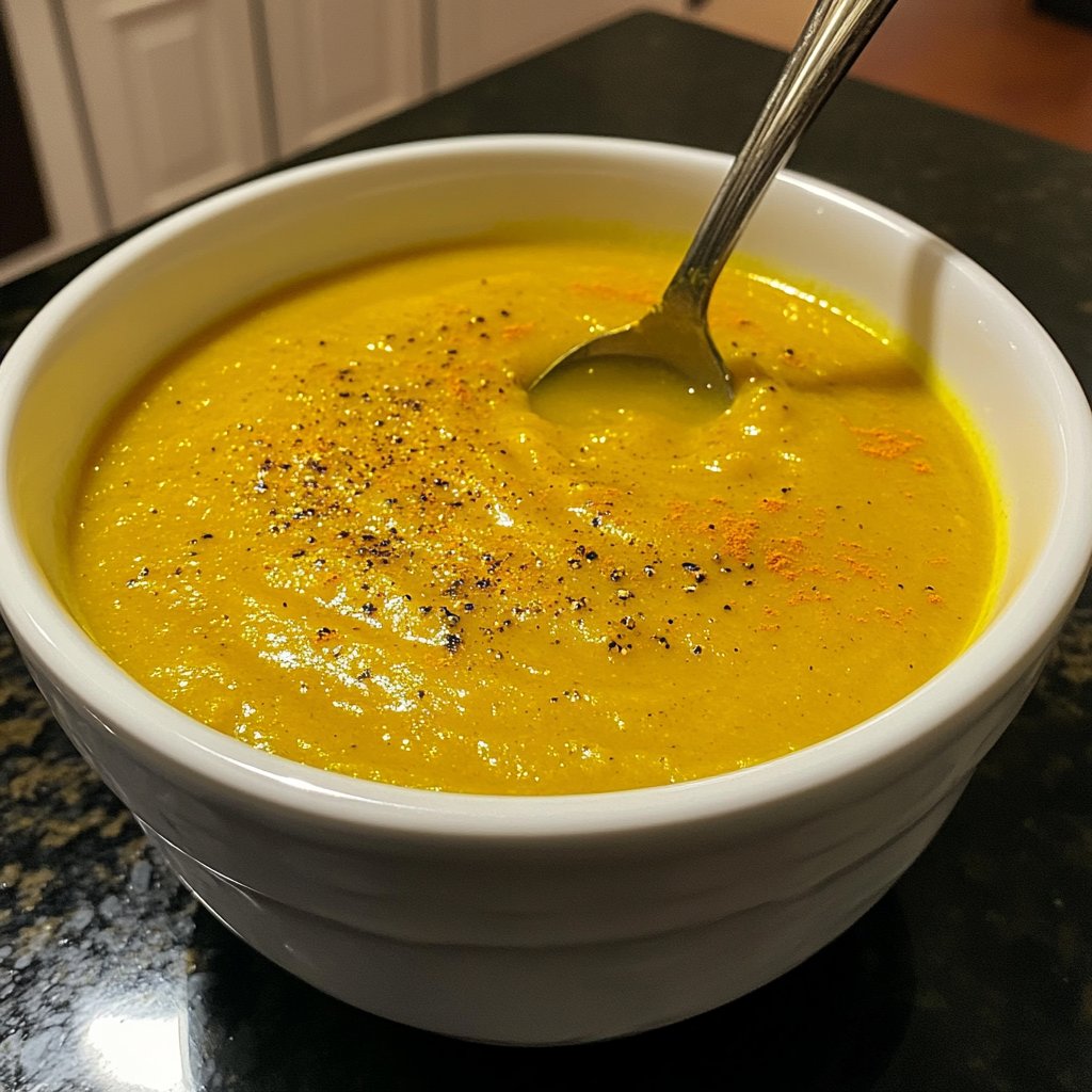 Squash Soup with Turmeric