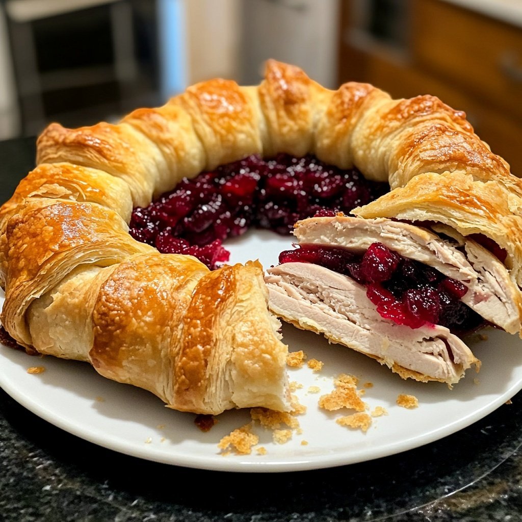 Looking for a Holiday Appetizer Recipe? Try This Turkey Cranberry Crescent Ring!