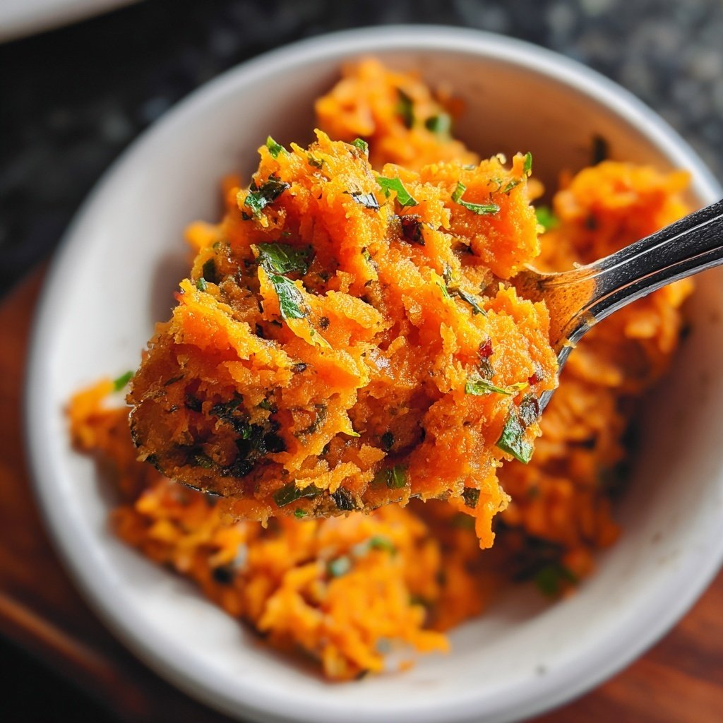 Healthy Smashed Carrots