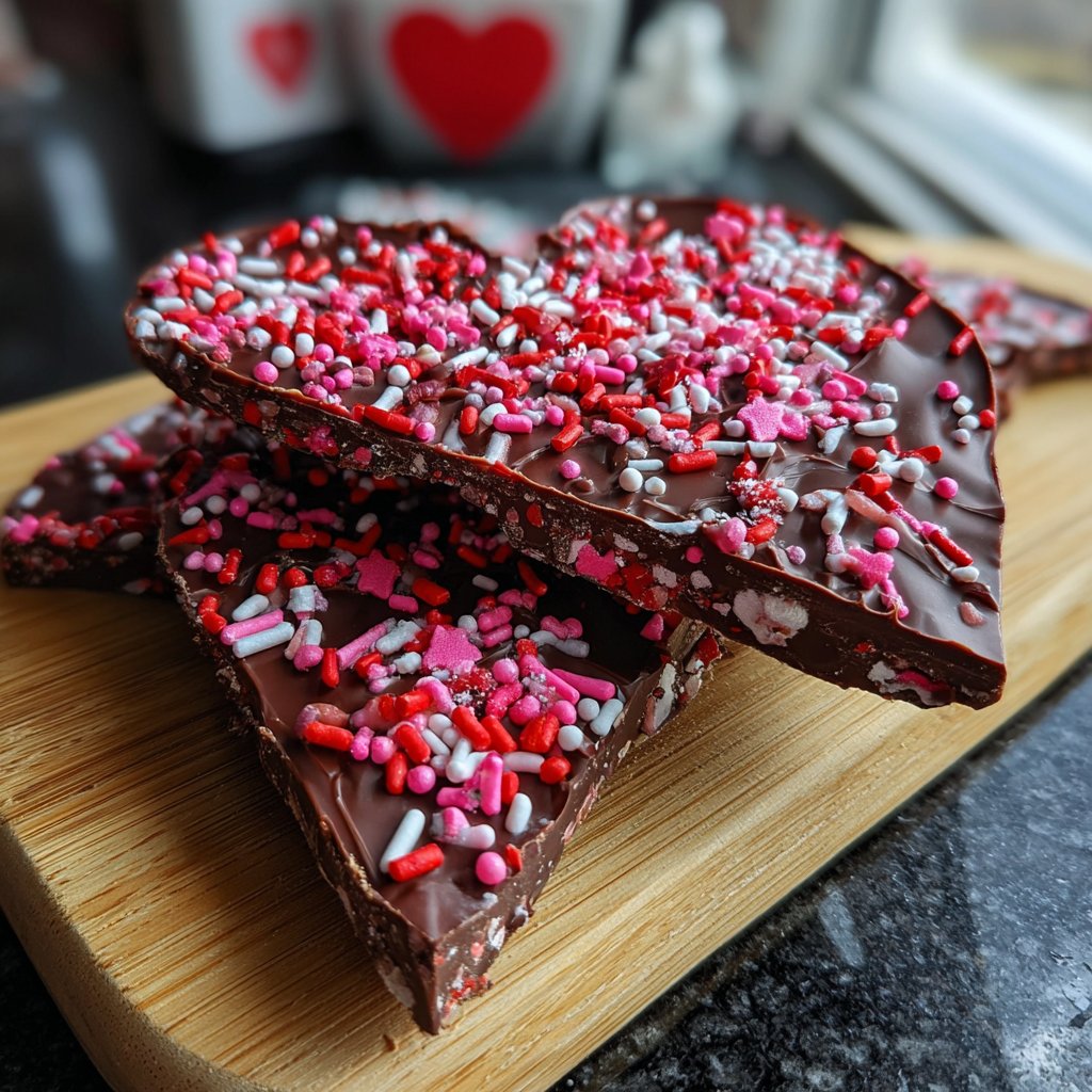Valentines Treats Chocolate Bark